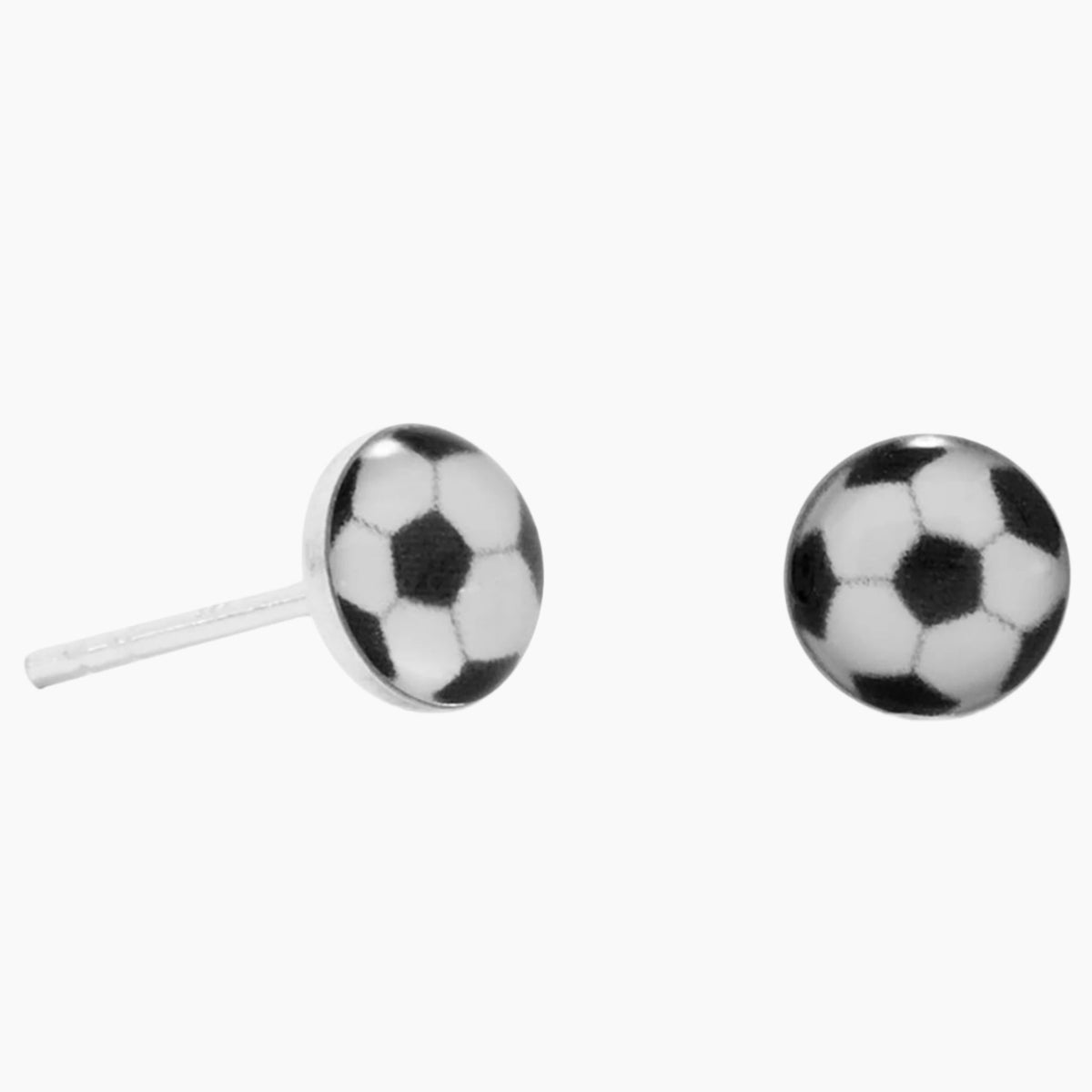 Soccer Ball Stud Earrings