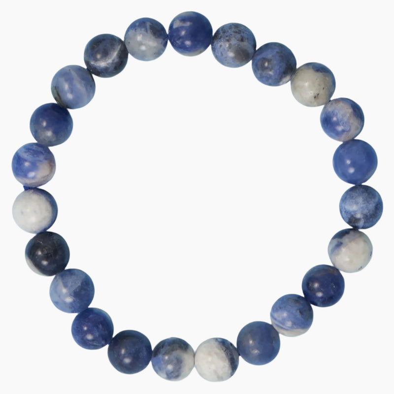 Sodalite Bead Stretch Bracelet