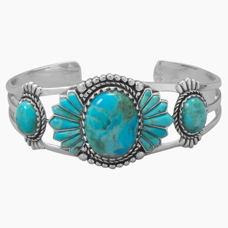 Southwest Style Turquoise Cuff Bracelet