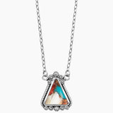Spiny Oyster and Turquoise Necklace