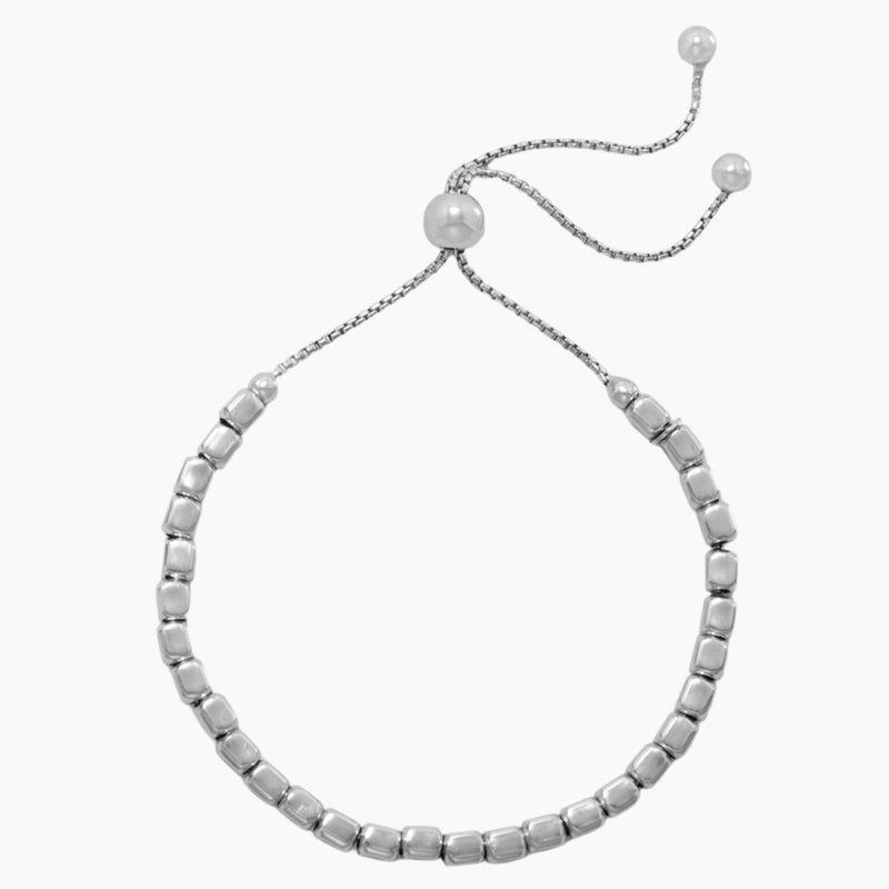 Square Bead Bolo Bracelet
