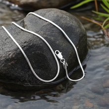 Square Snake Chain - 1.3mm Clasp View