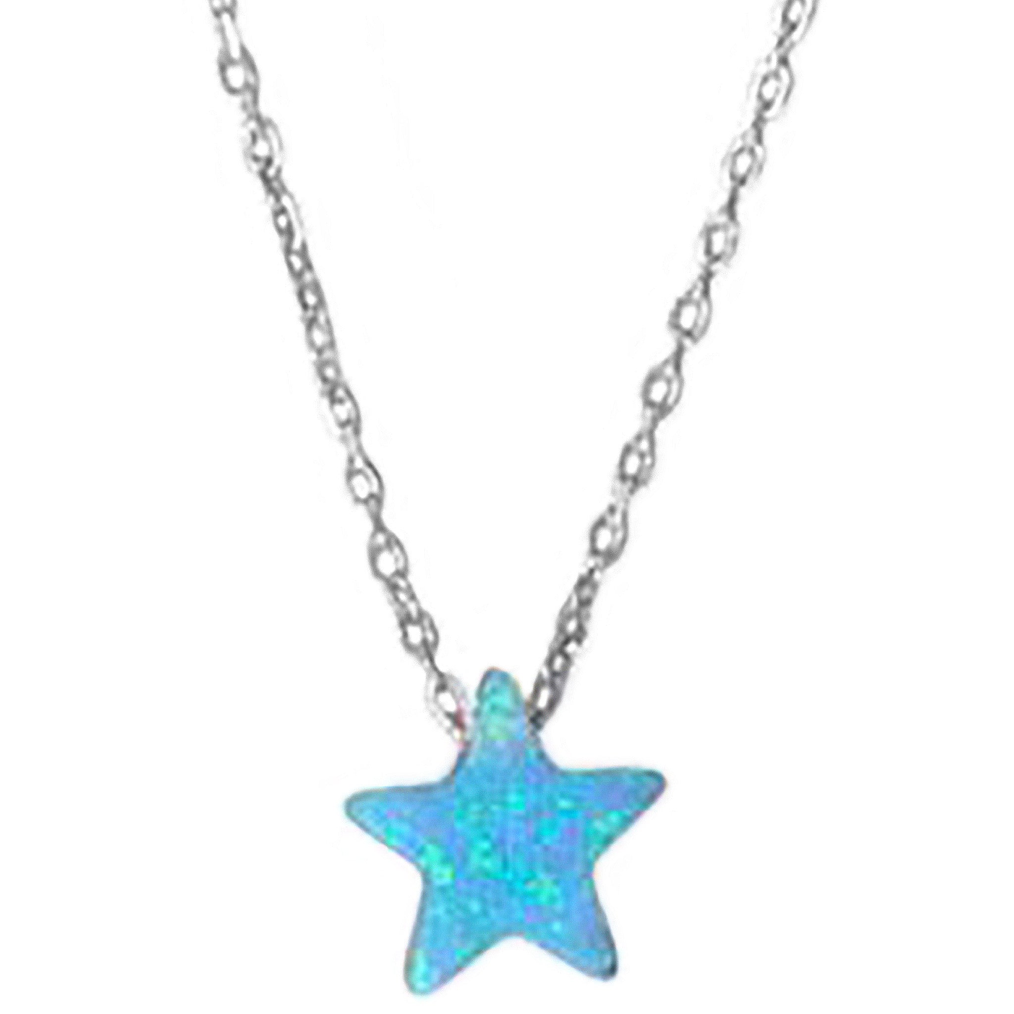 Star Shape Opal Necklace