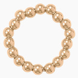 Stretch Bead Gold Toe Ring