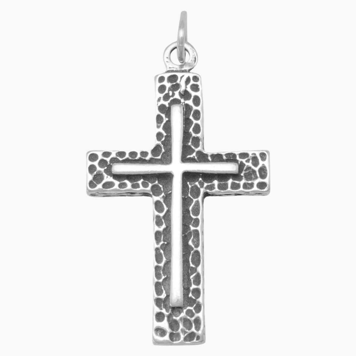 Textured Cross Pendant