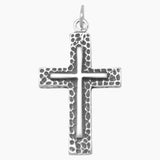 Textured Cross Pendant