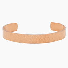 Thin Hammered Copper Cuff Bracelet