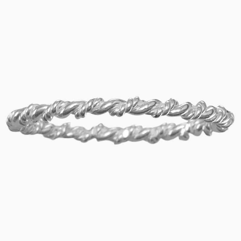 Thin Twist Band Ring