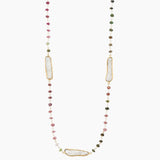 Tourmaline and Freshwater Pearl Necklace
