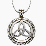 Triquetra Trinity Knot Pendant Necklace