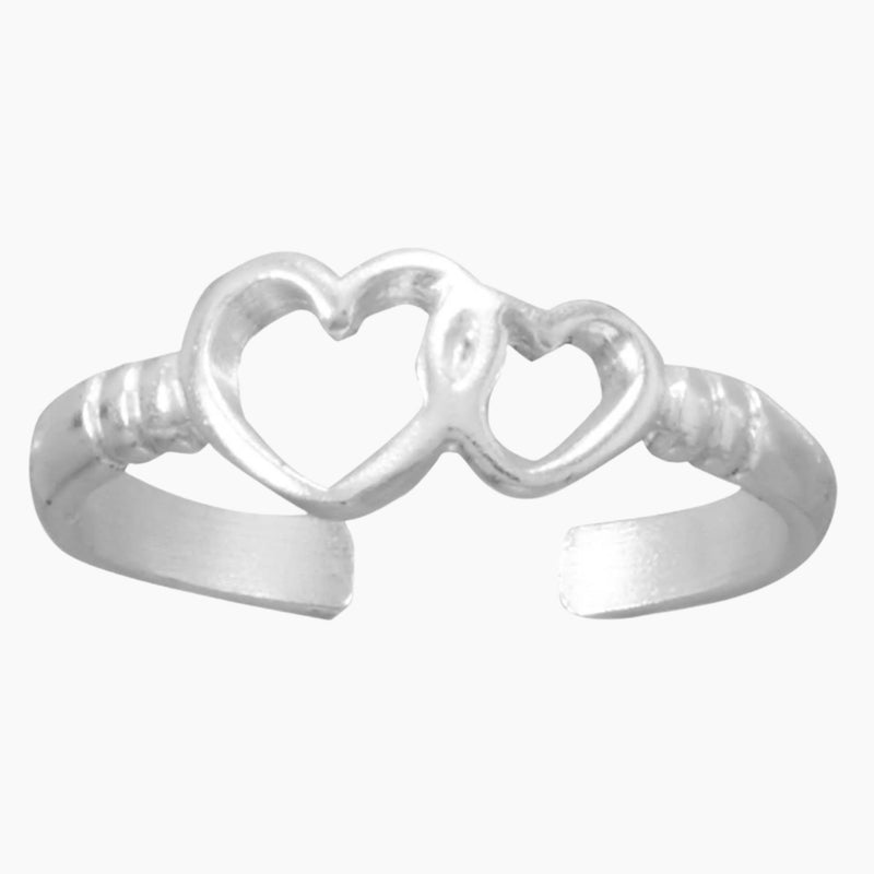 True Love Hearts Toe Ring