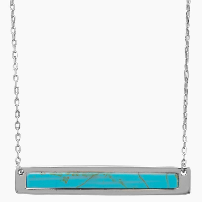 Turquoise Bar Necklace