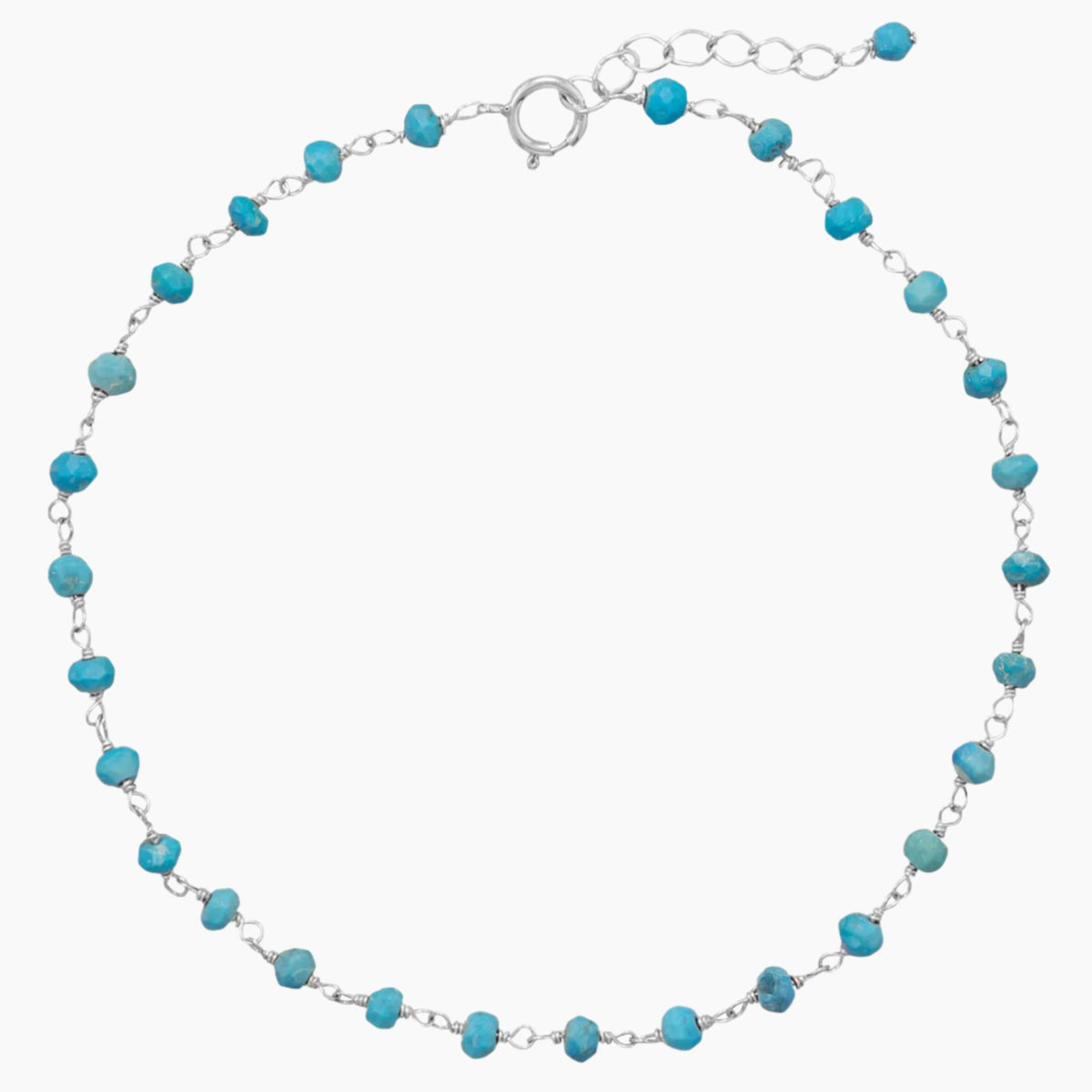 Turquoise Bead Anklet