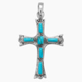 Turquoise Cross Pendant