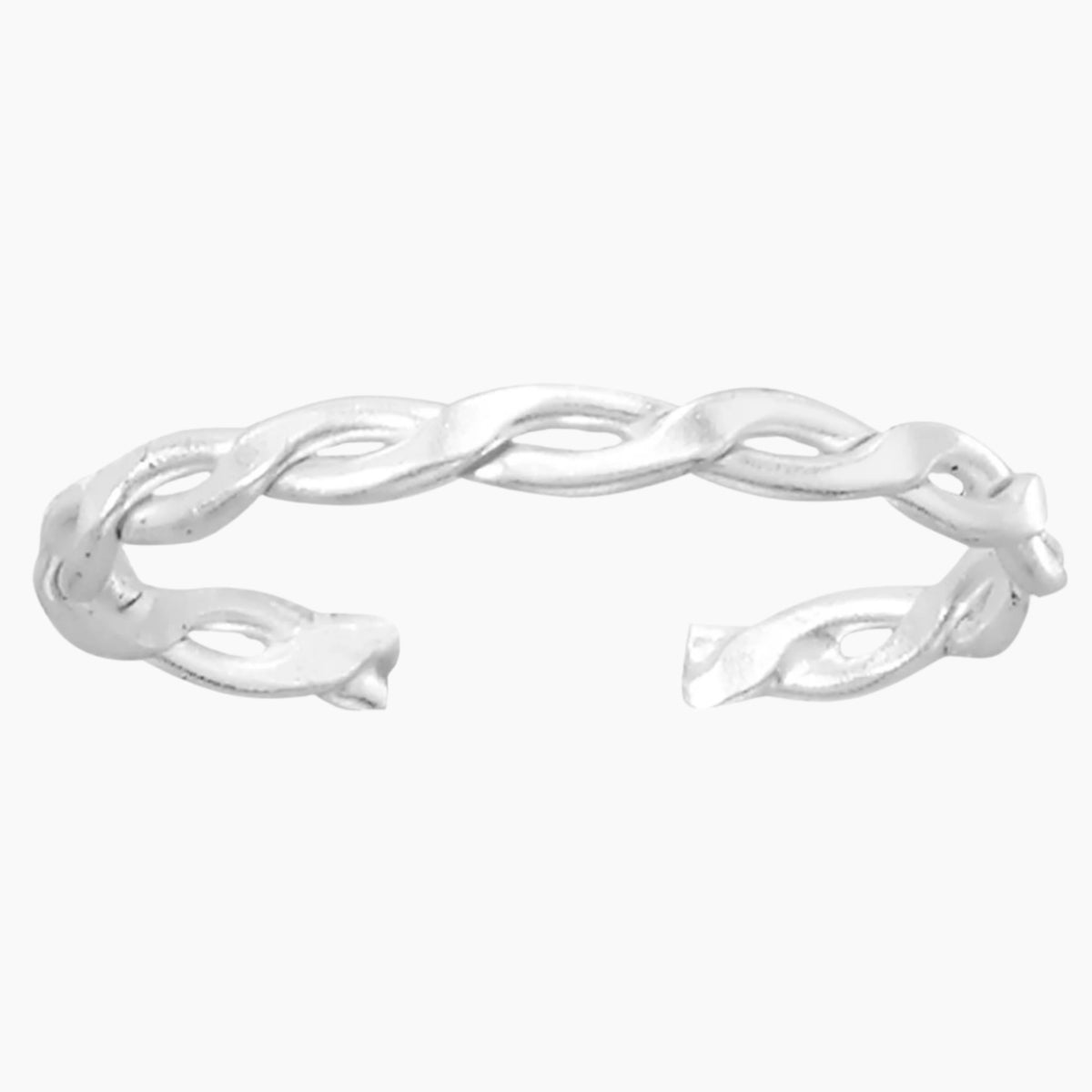 Twist Design Toe Ring