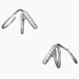 Twist Through Hoop Earrings