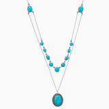Two Strand Turquoise Necklace