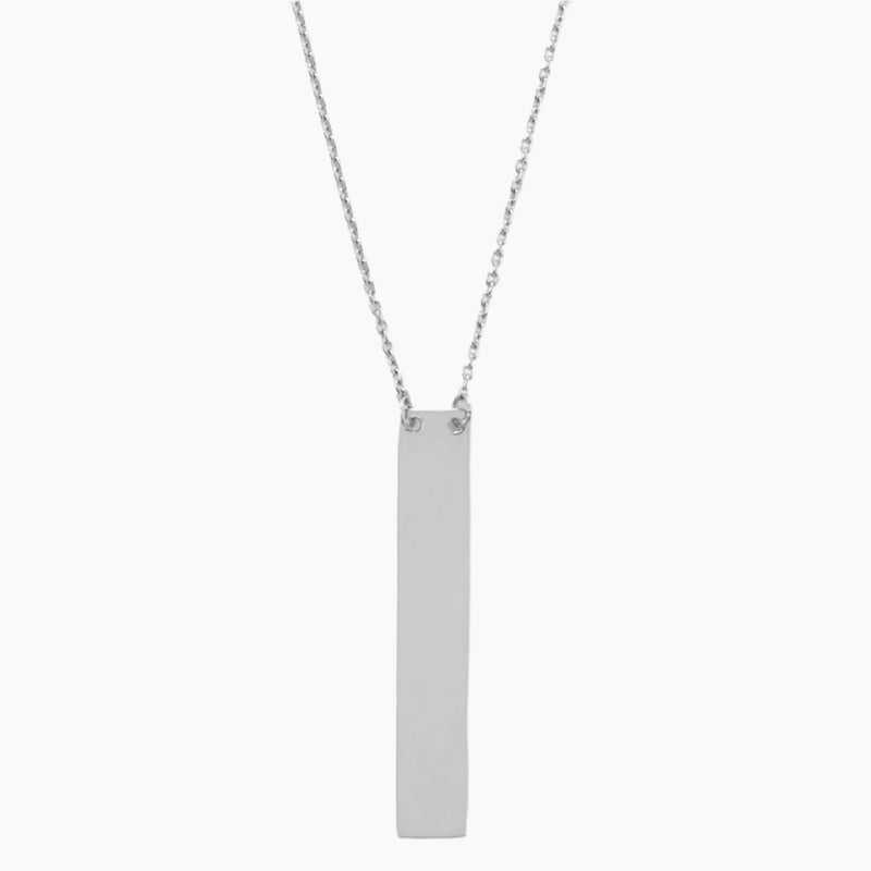 Vertical Drop Bar Necklace