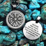 Viking Compass Wayfinder Pendant Necklace