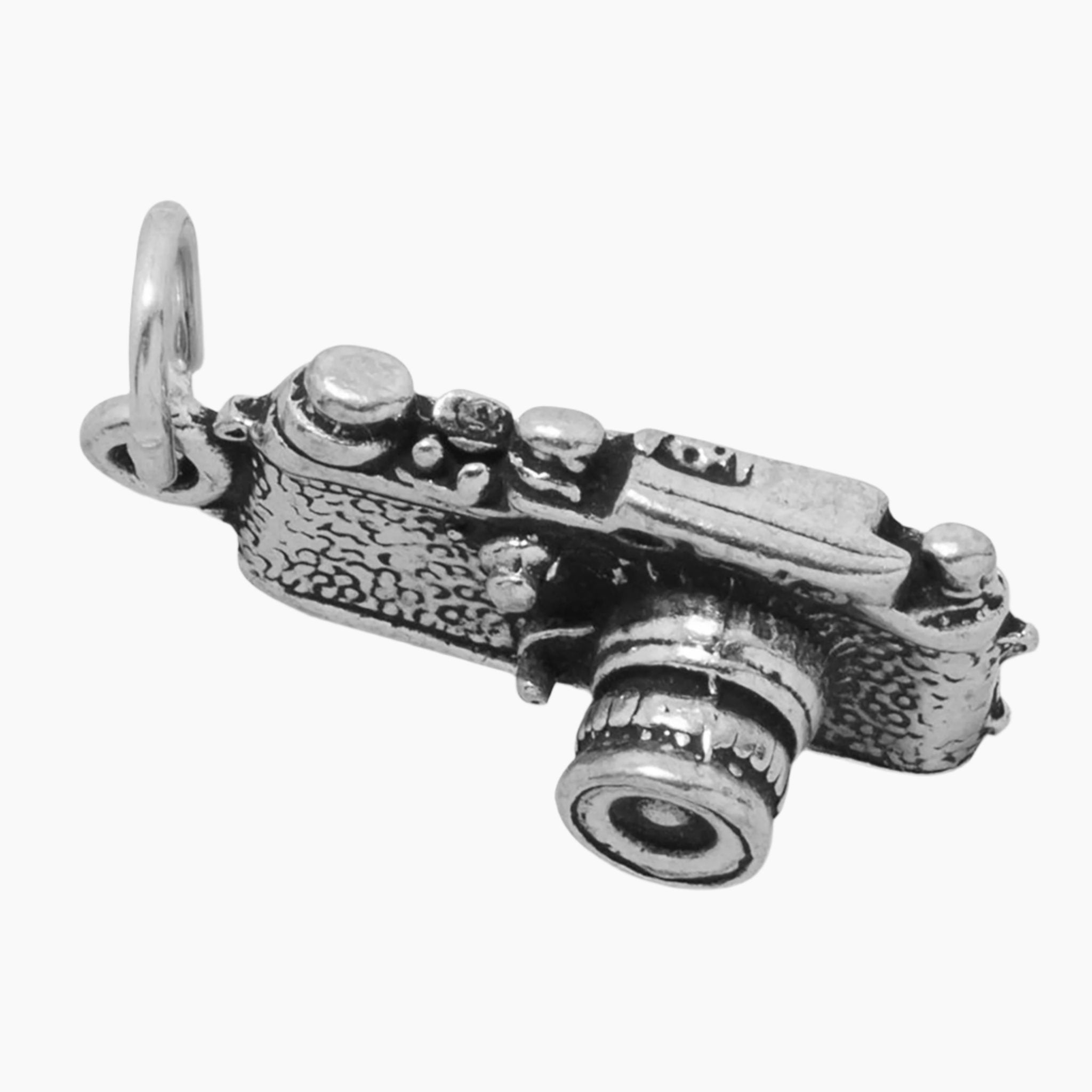 Vintage Style Camera Charm Side