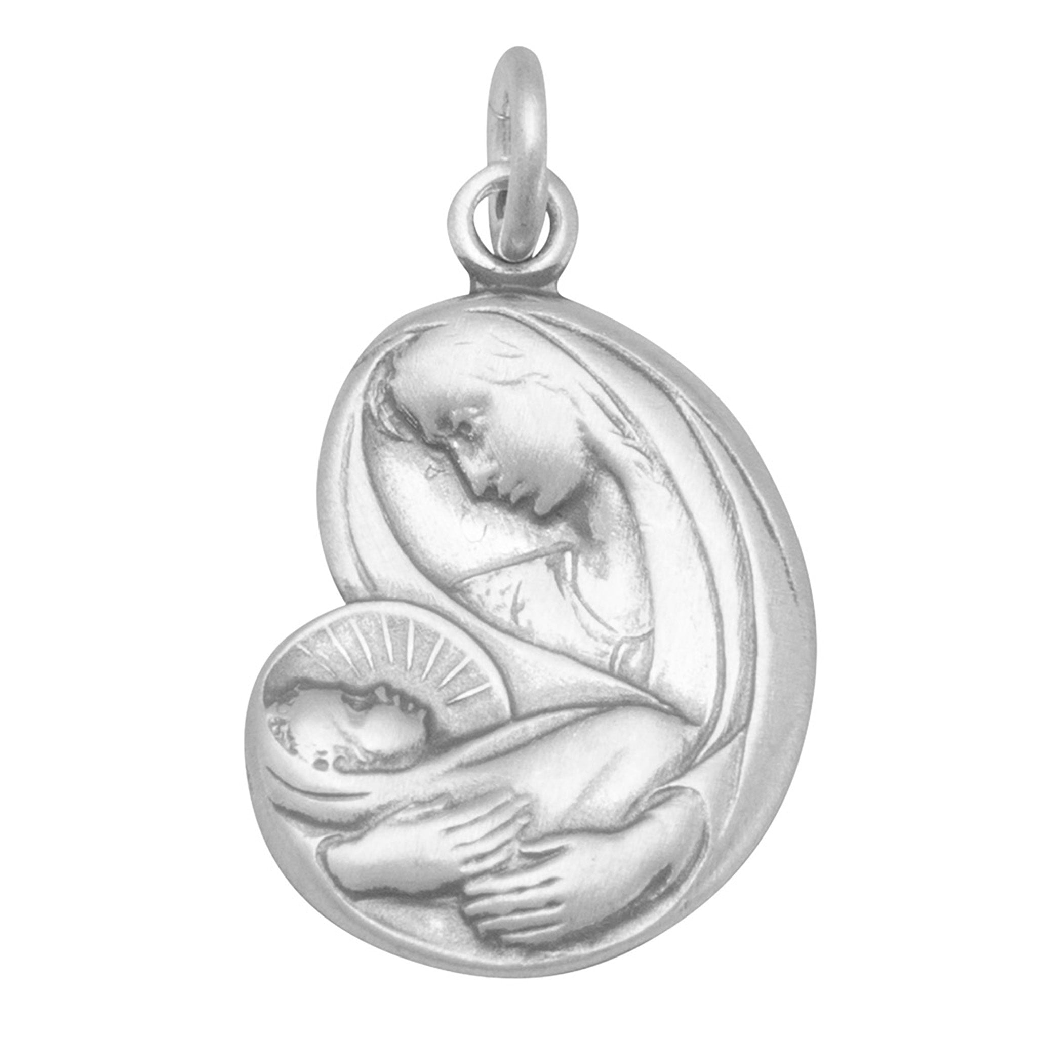 Virgin Mary with Jesus Charm