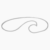 Wave Design Bangle Bracelet
