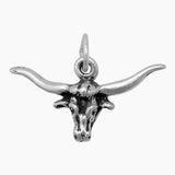 Western Steer Head Charm