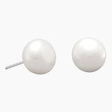 White Cultured Freshwater Pearl Small Stud Earrings