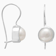 White Freshwater Pearl Earrings