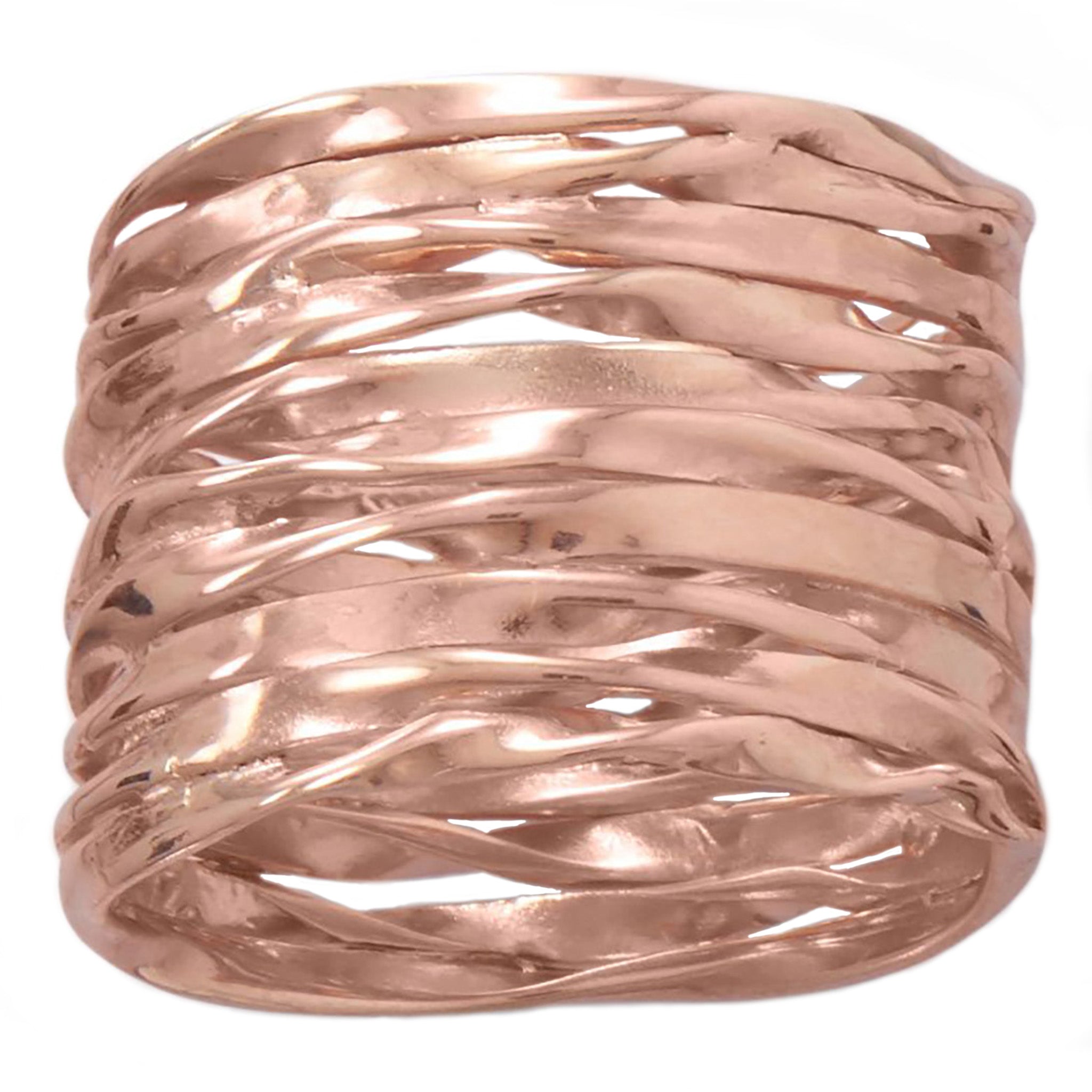 Wire Wrap Rose Gold Ring