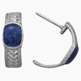 Woven Pattern Sodalite Earrings
