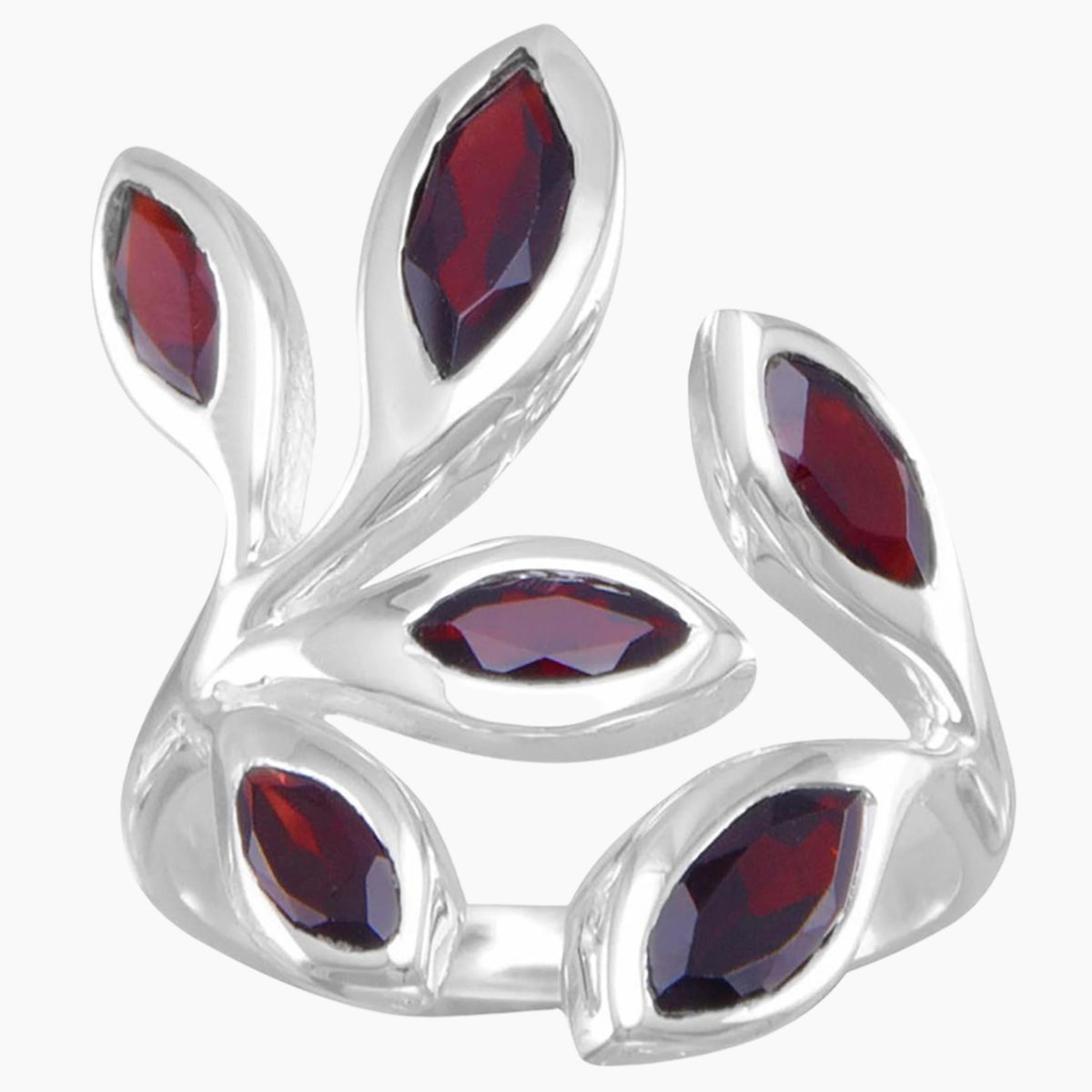 Wrap Around Garnet Ring