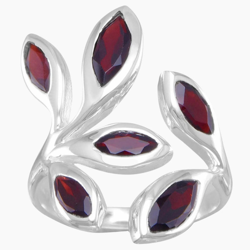 Wrap Around Garnet Ring