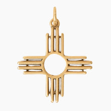 Zia Symbol Charm Gold