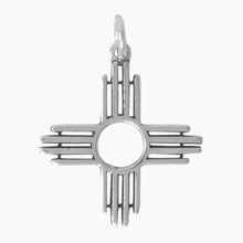Zia Symbol Charm Silver