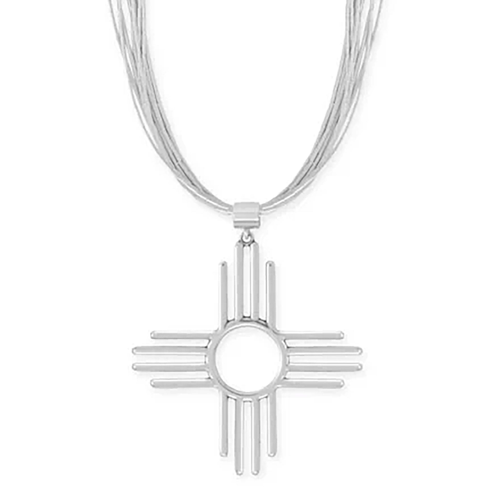 Zia Symbol Pendant on Chain