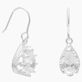 Zirconia Crown Edge Earrings