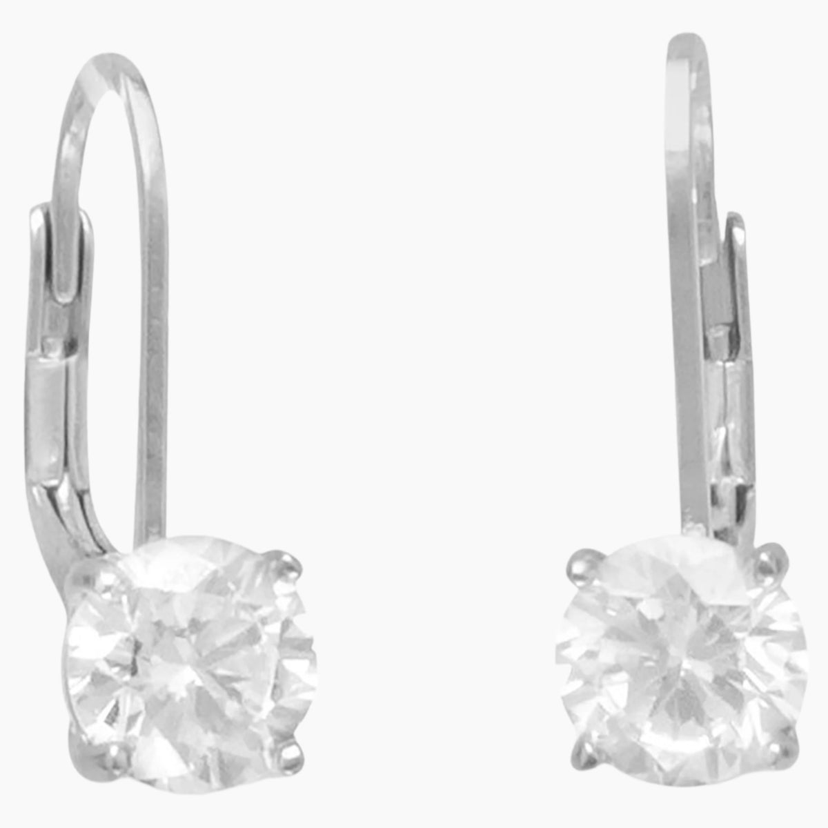 Zirconia Lever Back Earrings